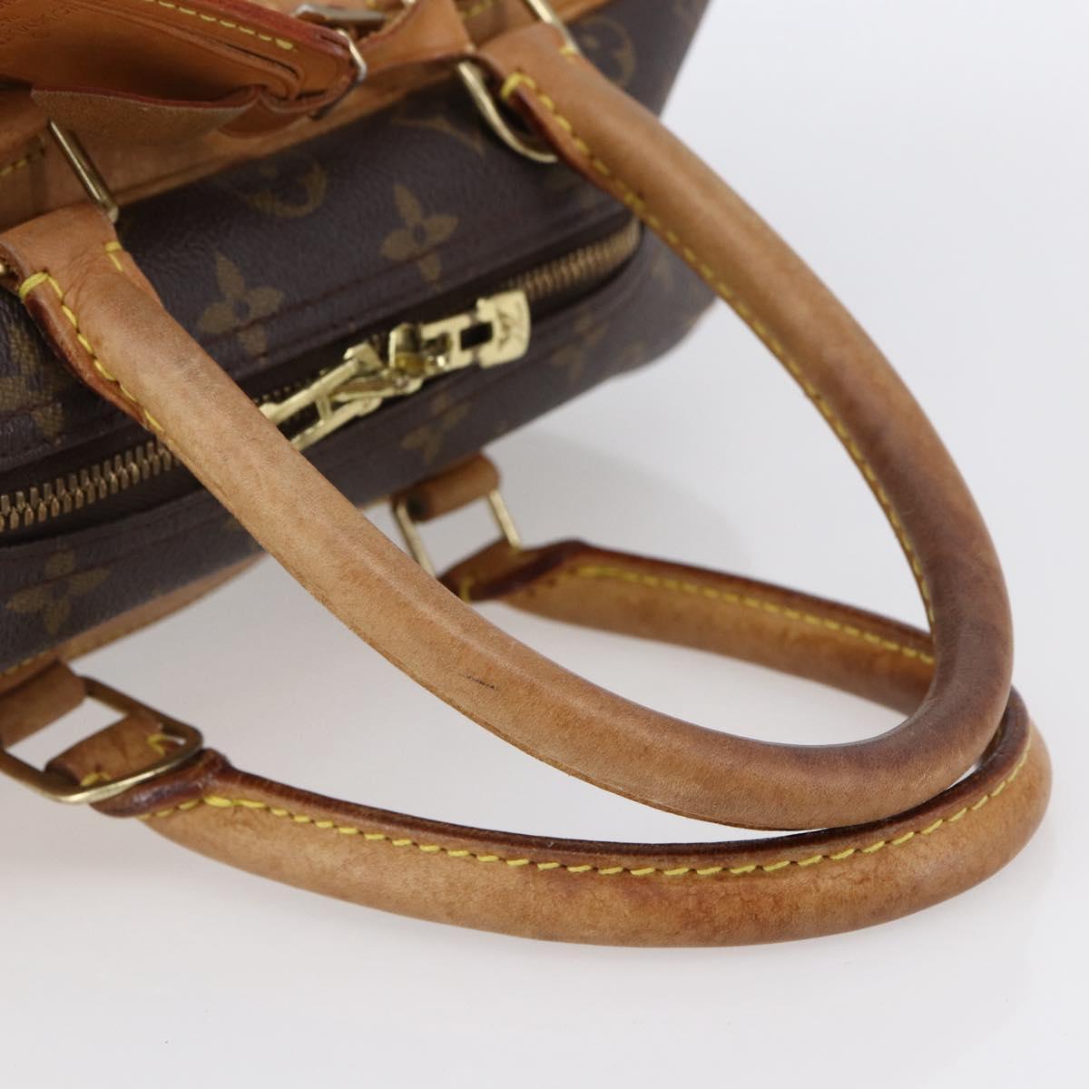Louis Vuitton Deauville Handbag Monogram Canvas, BROWN, CANVAS, Handbag
