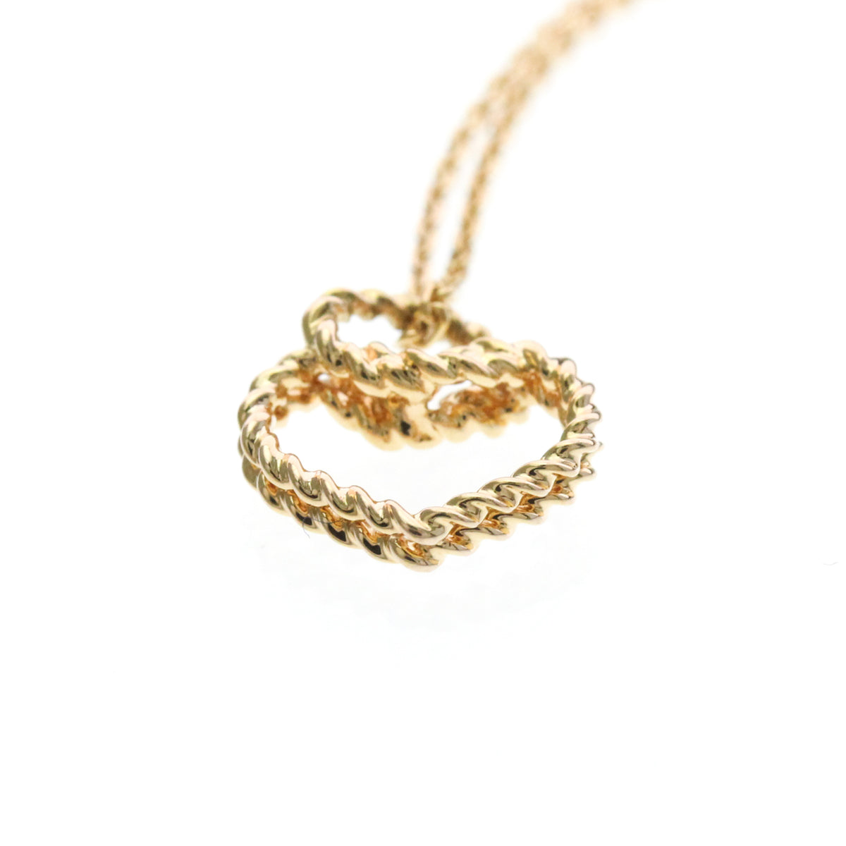Cartier Torta Heart Pendant 18K Rose Gold, Gold, Pink Gold, Necklace