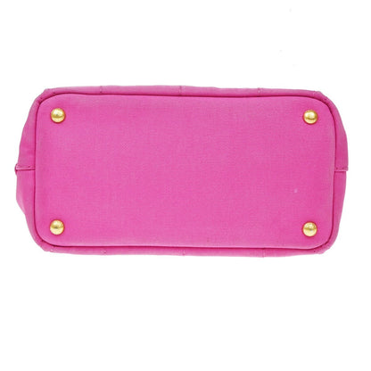 Prada Canapa Open Tote Canvas, Pink, Canvas, Tote Bag