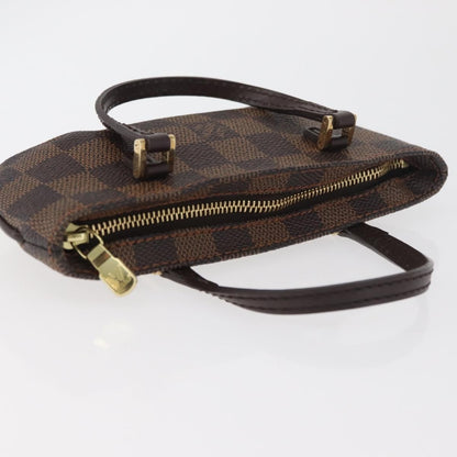 Louis Vuitton Manosque Pochette Damier, Brown, Canvas, Clutch