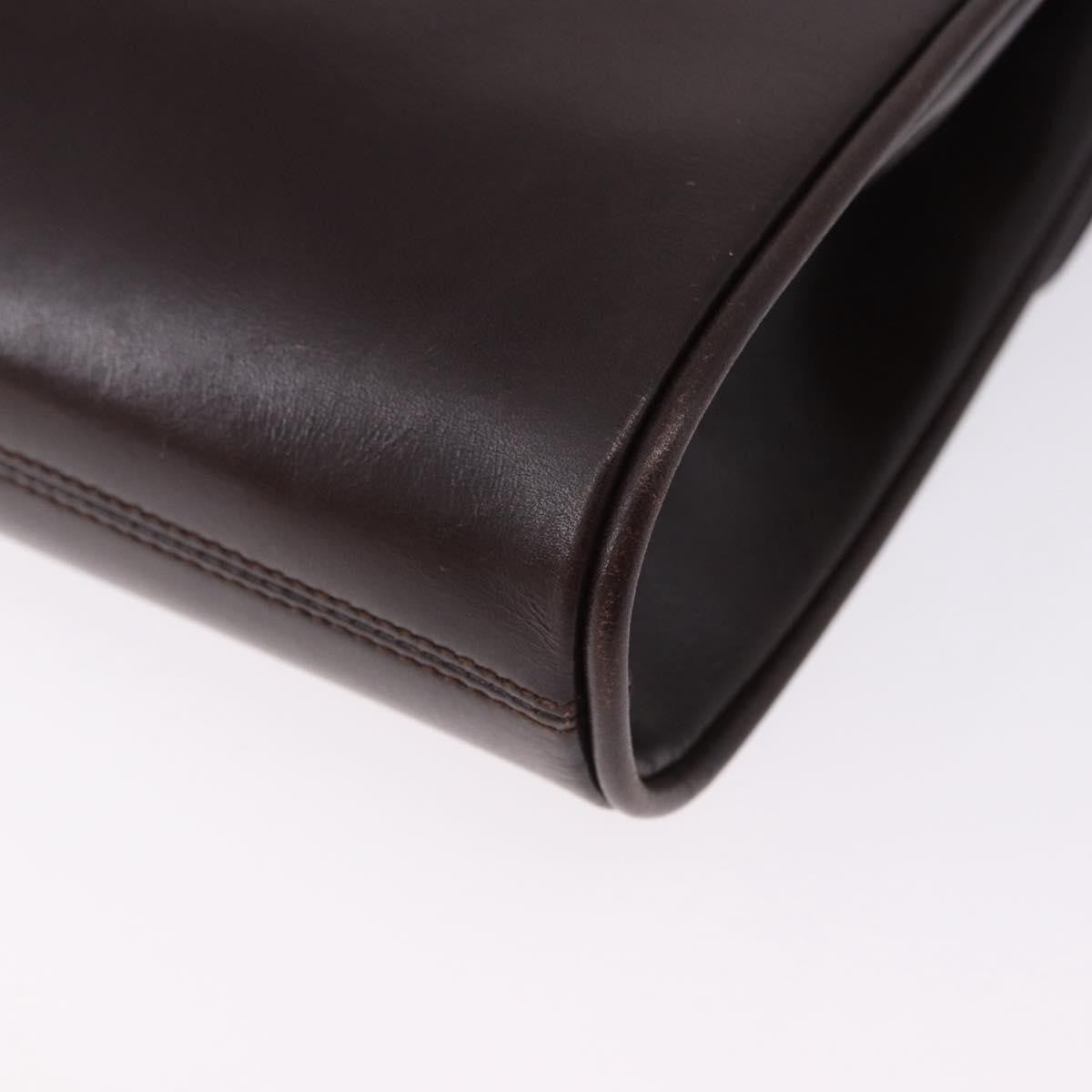 Gucci Vintage Leather, Brown, Leather, Shoulder Bag