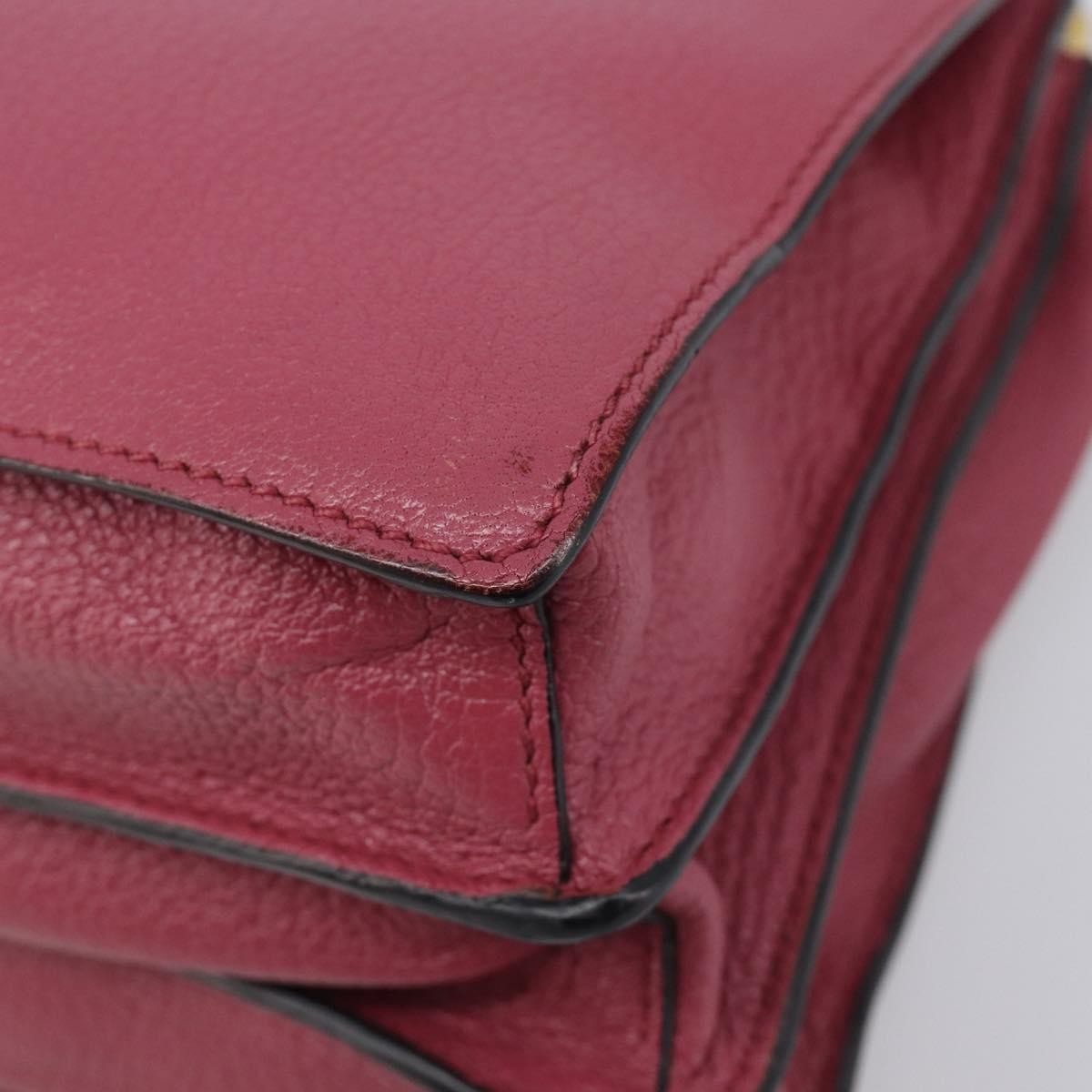 Miu Miu Madras Convertible Compartment Leather, Pink, Leather, Tote Bag