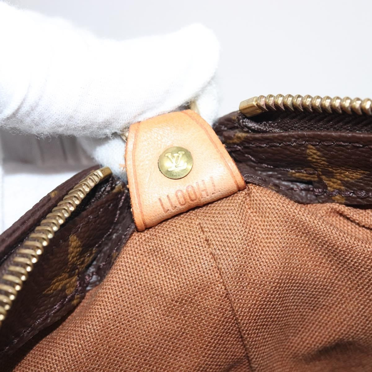 Louis Vuitton Cabas Mezzo Monogram Canvas, Brown, Canvas, Tote Bag