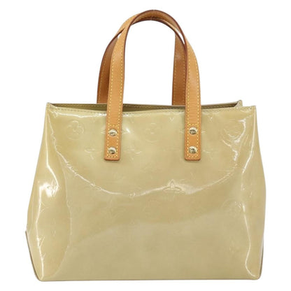 Louis Vuitton Reade Monogram Vernis, Beige, Patent Leather, Handbag