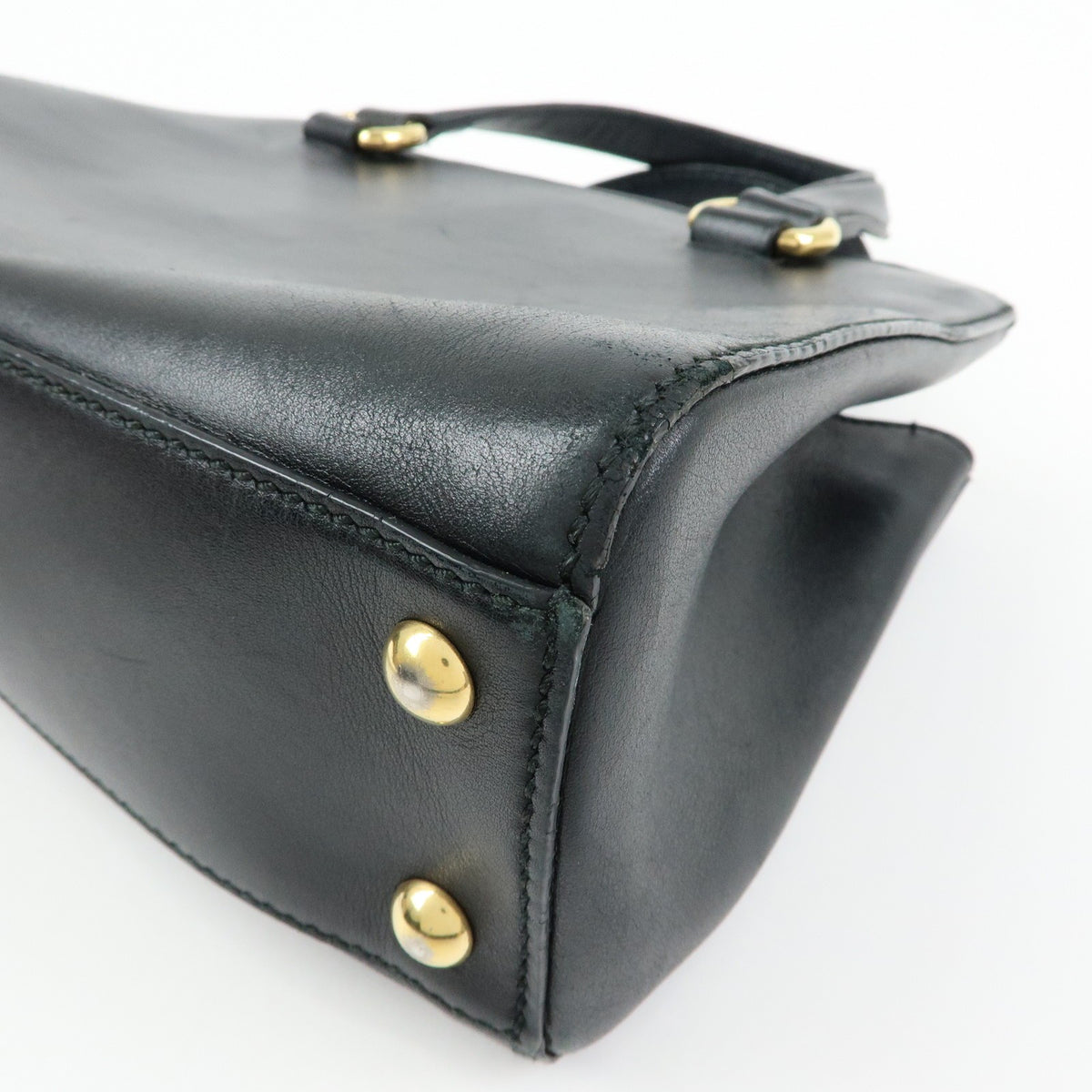 Gucci Sylvie Top Handle Leather, Black, Leather, Handbag