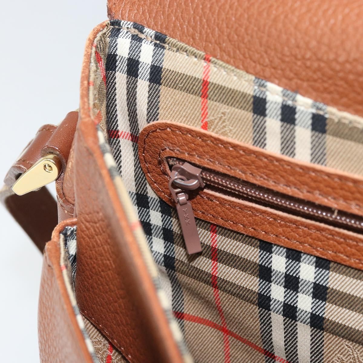 Burberry Vintage Leather, Brown, Leather, Shoulder Bag