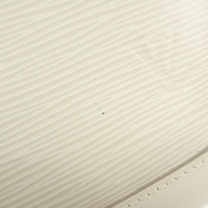 Louis Vuitton Alma Epi Leather, White, Leather, Handbag