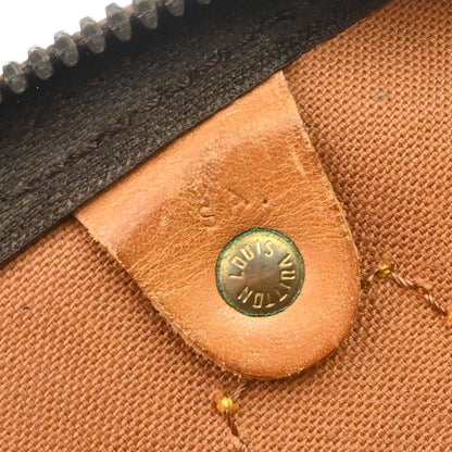 Louis Vuitton Speedy Monogram, Brown, Canvas, Handbag