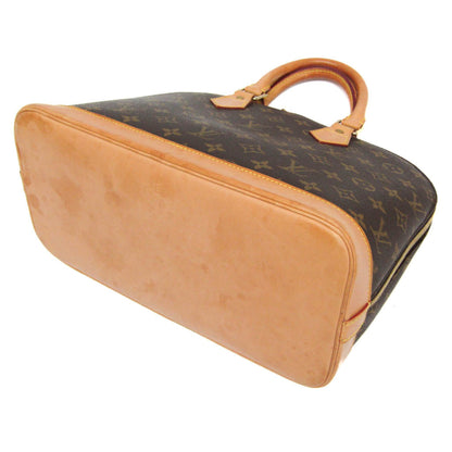 Louis Vuitton Alma Monogram Canvas, Brown, Canvas, Handbag