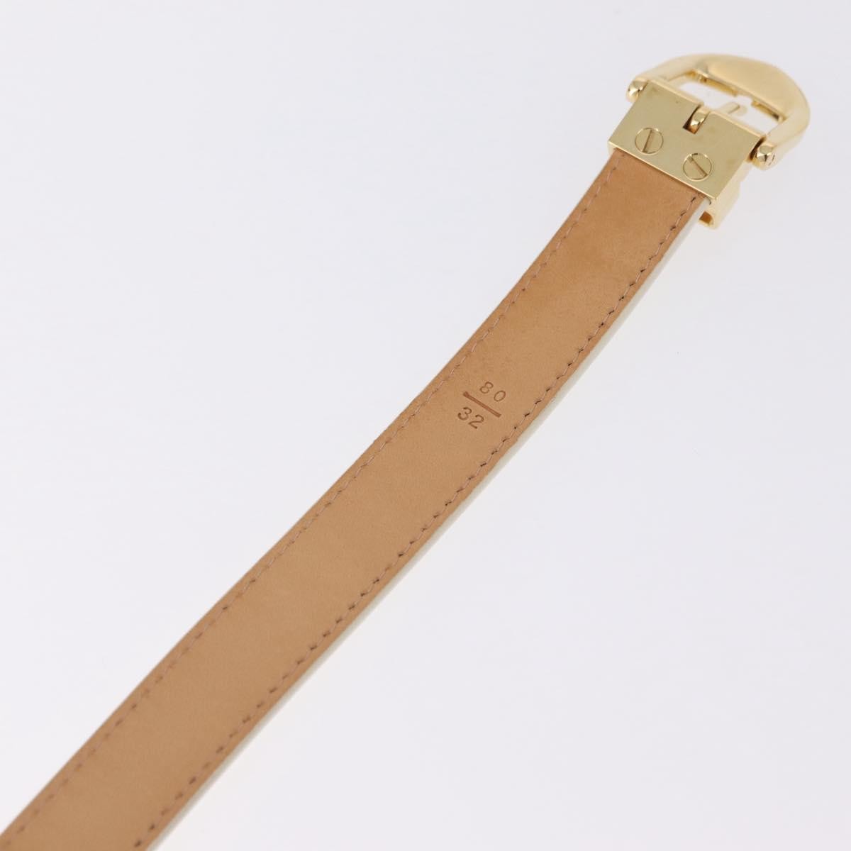 Louis Vuitton Vernis Belt LV Monogram Vernis, Beige, Patent Leather, Belt