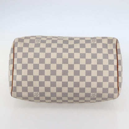 Louis Vuitton Speedy Handbag Damier, BEIGE, CANVAS, Handbag
