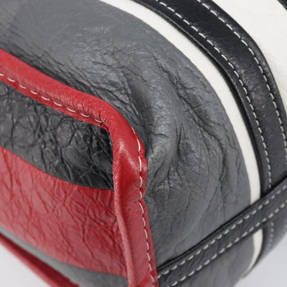 Balenciaga Bazar Striped Leather, Multicolour, Leather, Tote Bag