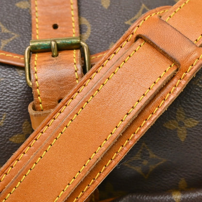 Louis Vuitton Saumur Monogram, Brown, Canvas, Shoulder Bag