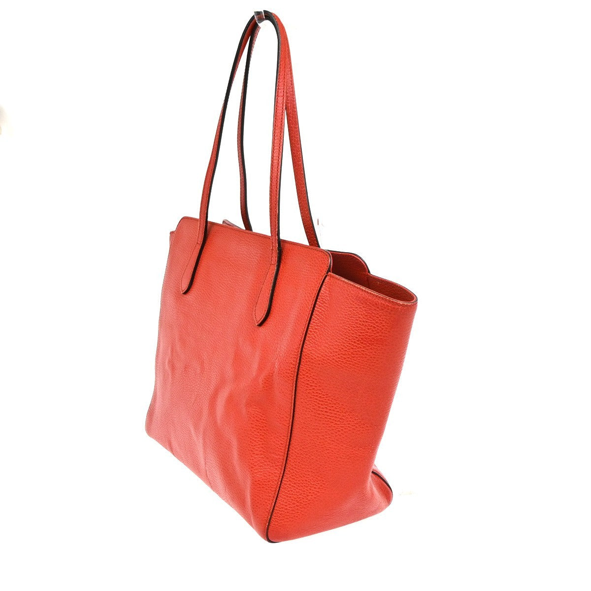 Gucci Swing Tote Leather, Red, Leather, Tote Bag
