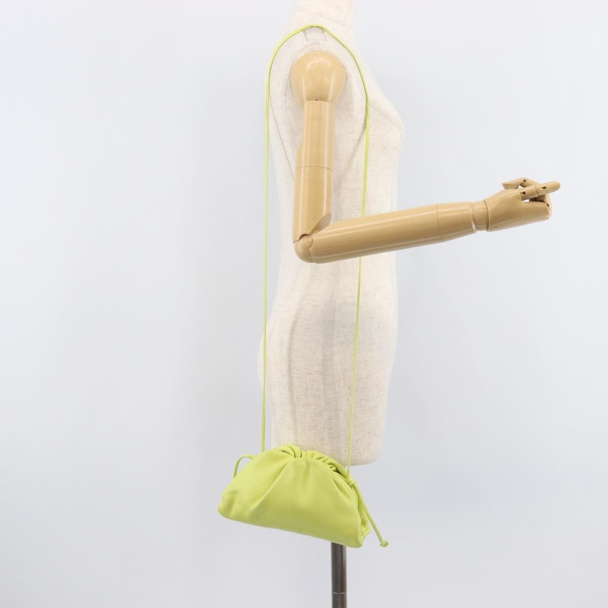 Bottega Veneta The Pouch Coin Purse Leather, Green, Leather, Clutch