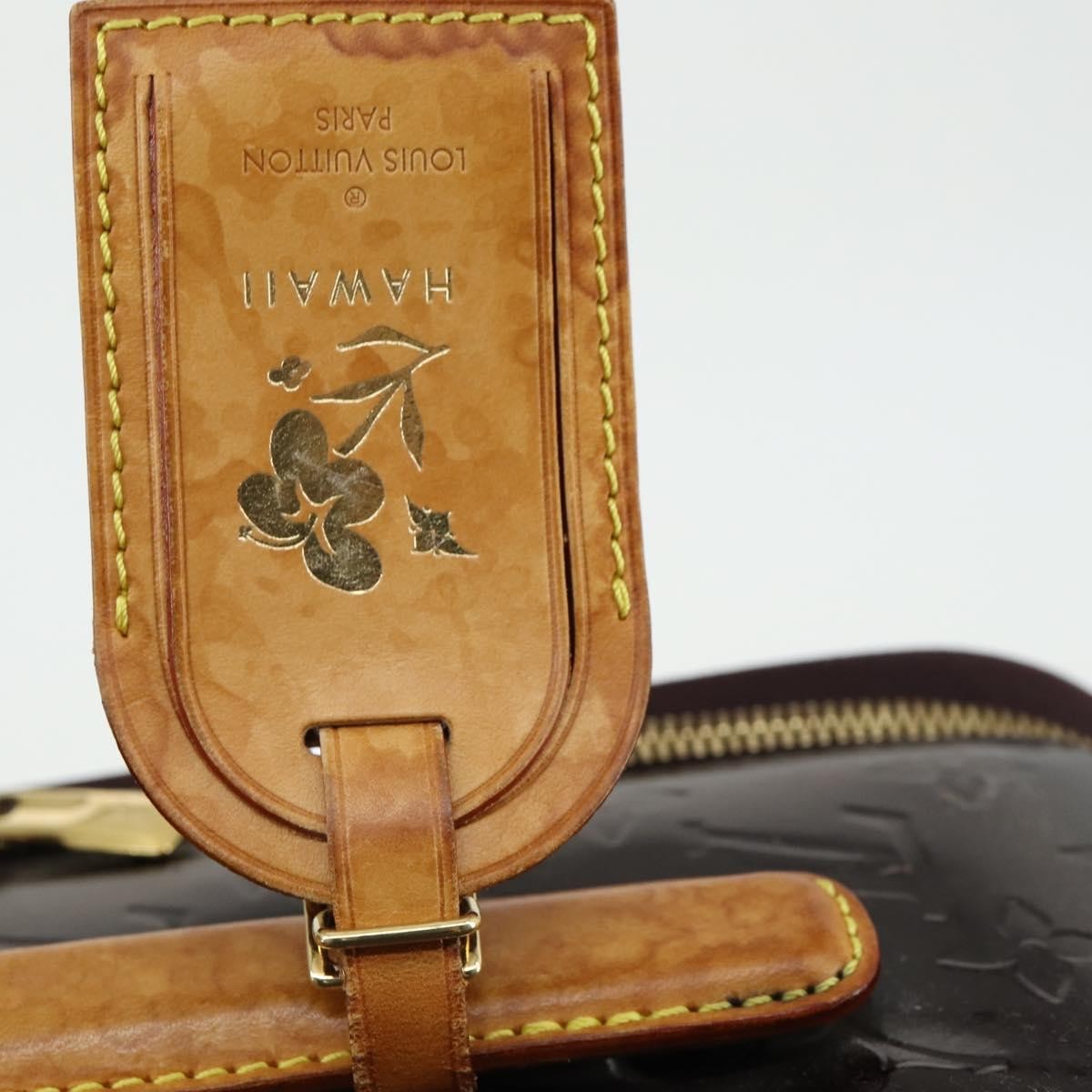 Louis Vuitton Pegase Luggage Monogram Vernis, Brown, Patent Leather, Travel Bag