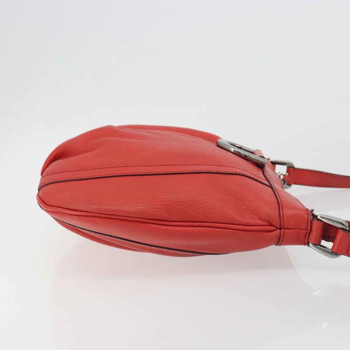 Gucci Abbey Leather, Red, Leather, Shoulder Bag