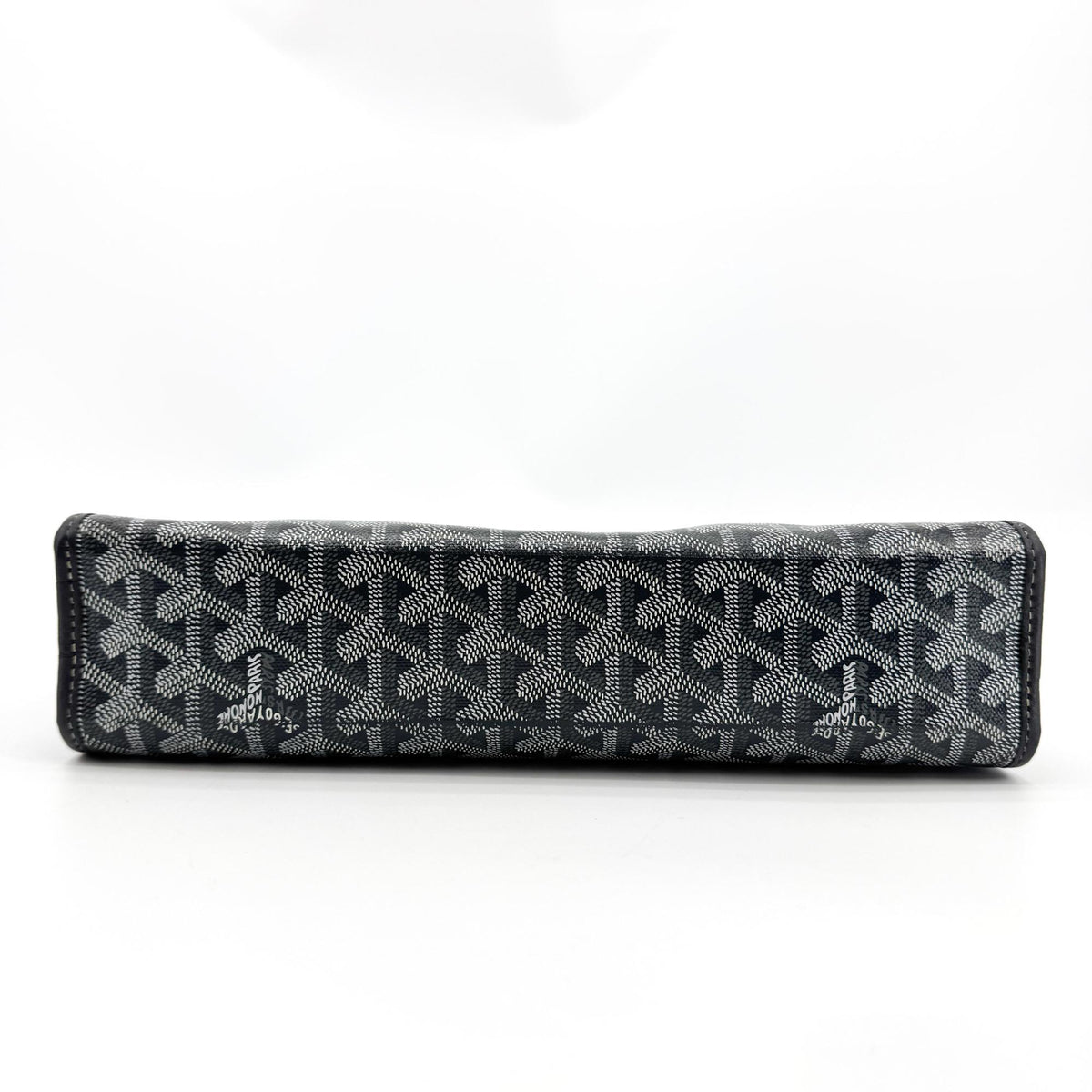 Goyard Jouvence Toiletry Coated Canvas, Black, Canvas, Clutch