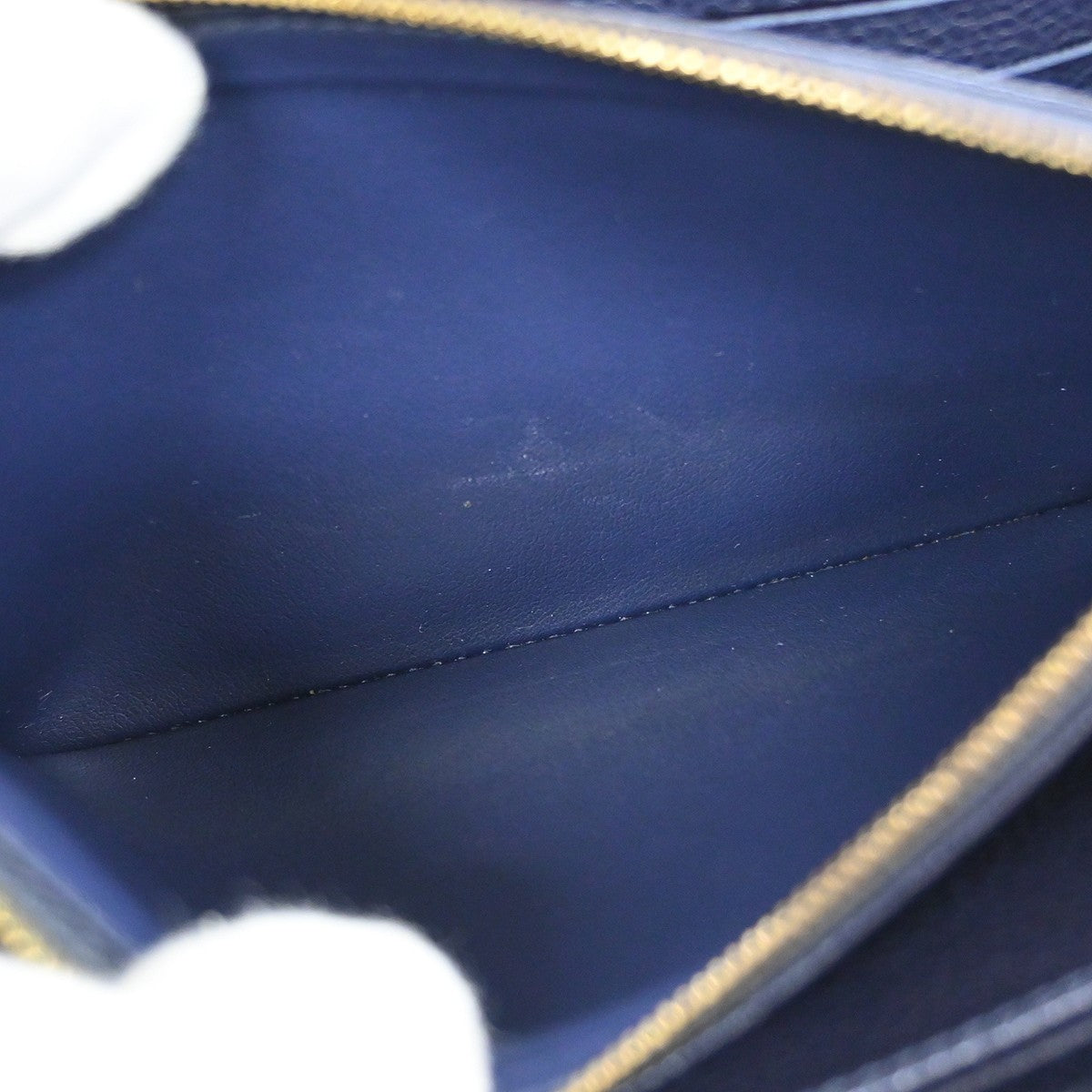 Louis Vuitton Portefeuille zippy Monogramme Empreinte Monogramme Empreinte, Navy, Leather, Wallet