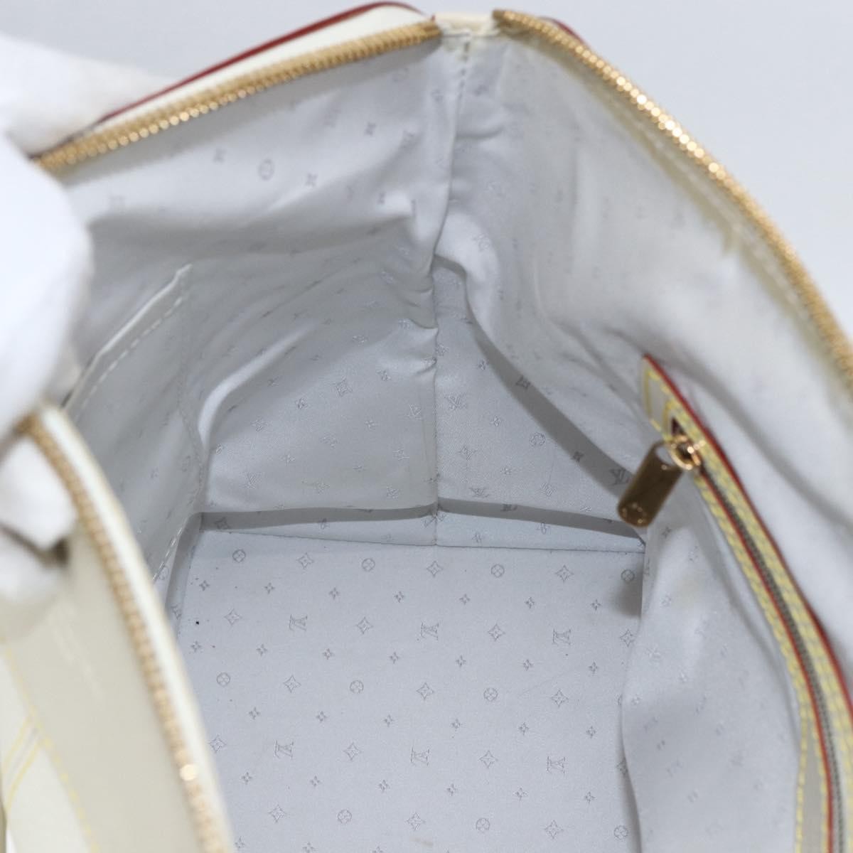 Louis Vuitton Suhali Lockit Leather, White, Leather, Handbag