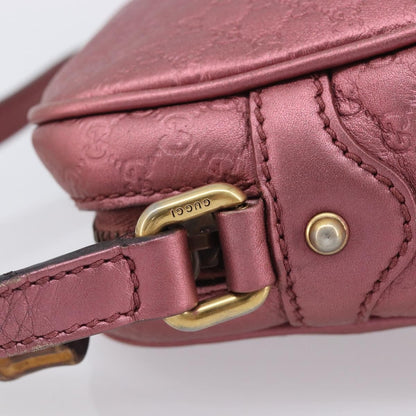 Gucci Sunshine Disco Microguccissima Leather, Pink, Leather, Crossbody Bag