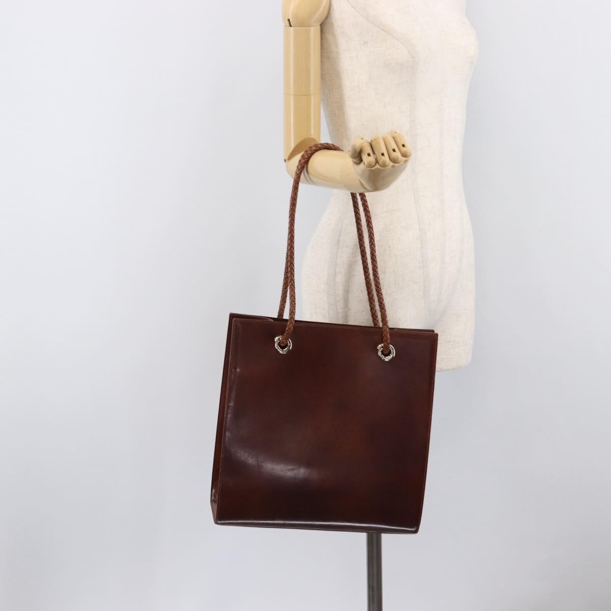 Cartier Panthère Patent Leather, Brown, Patent Leather, Tote Bag