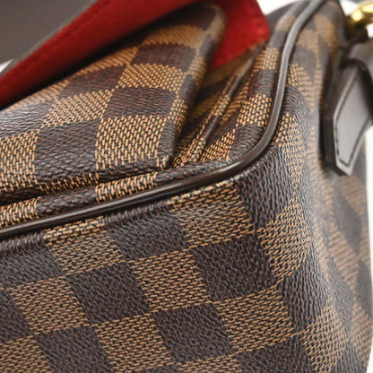 Louis Vuitton Ravello Damier Ebene, Brown, Canvas, Shoulder Bag