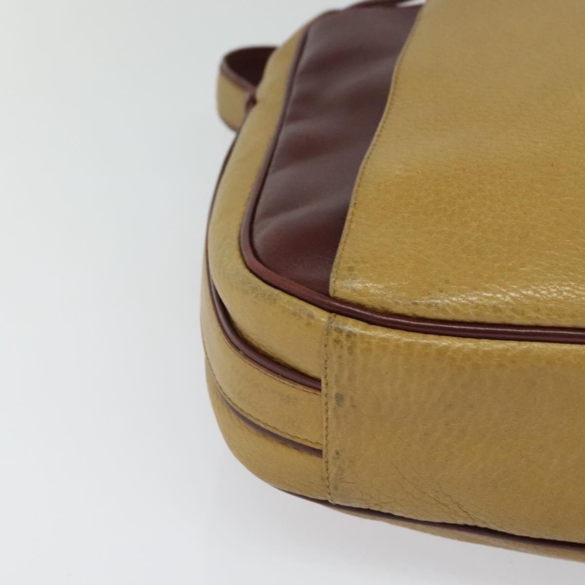 Cartier Tasseled Must de Cartier Leather, Yellow, Leather, Shoulder Bag