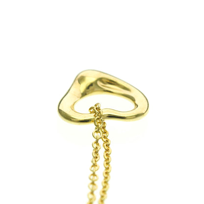 Tiffany & Co. Elsa Peretti Open Heart Pendant 18K Yellow Gold, Gold, Yellow Gold, Necklace