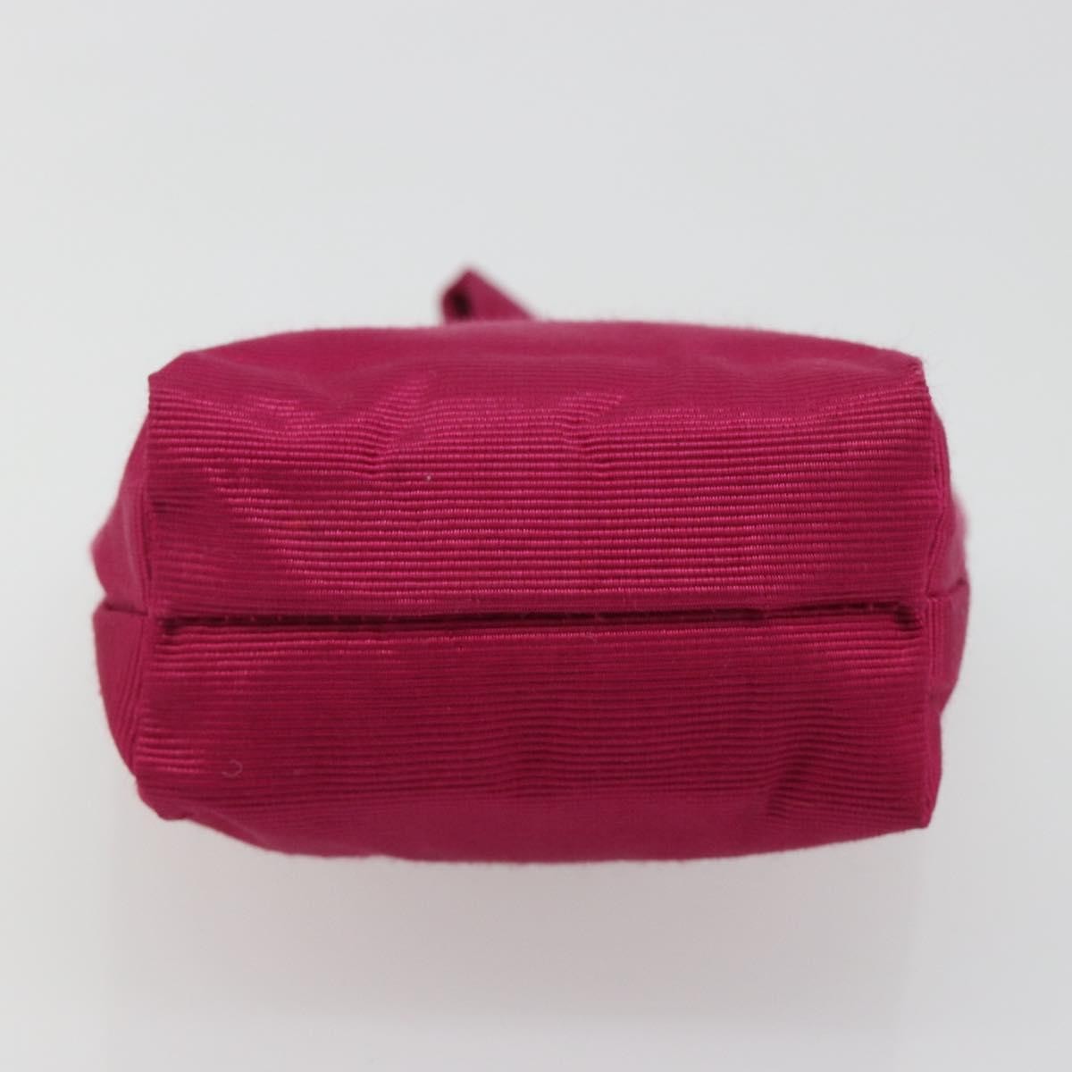 Celine Circle Logo Pouch Nylon, Pink, Nylon, Clutch