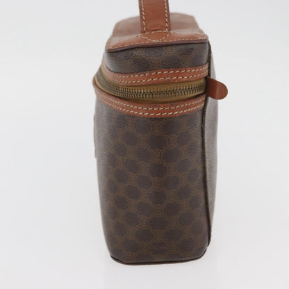 Celine Macadam Vanity Canvas, Brown, Canvas, Clutch