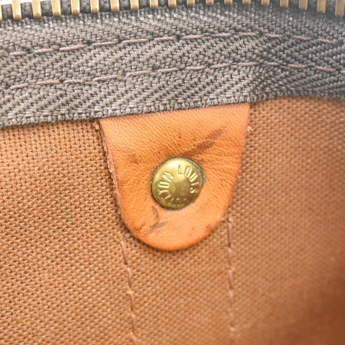 Louis Vuitton Keepall Monogram Canvas, Brown, Canvas, Travel Bag