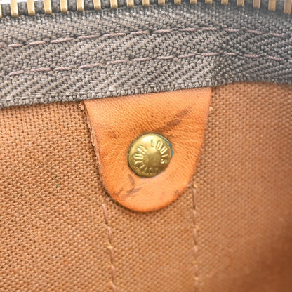 Louis Vuitton Keepall Monogram Canvas, Brown, Canvas, Travel Bag
