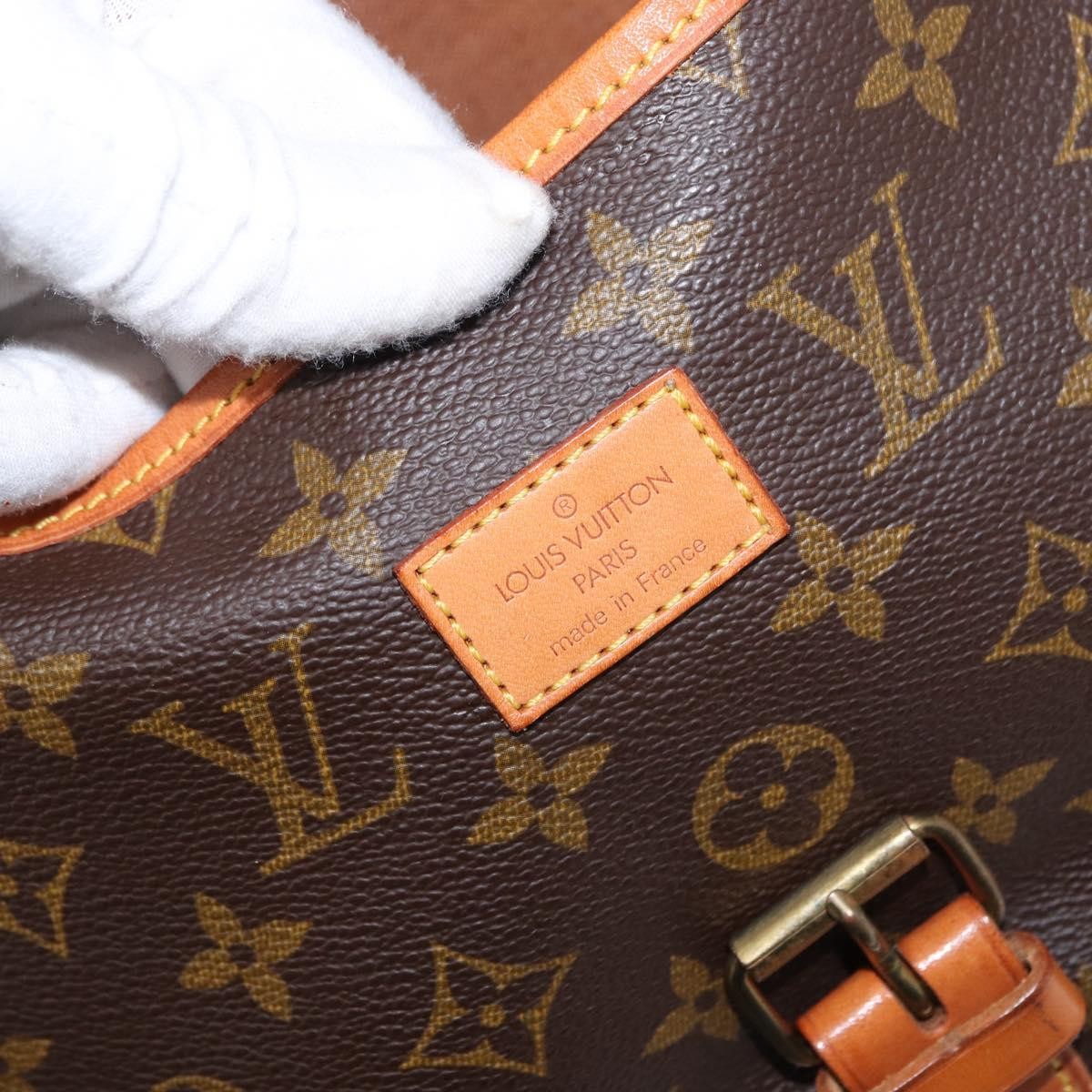 Louis Vuitton Saumur Monogram Canvas, Brown, Canvas, Shoulder Bag