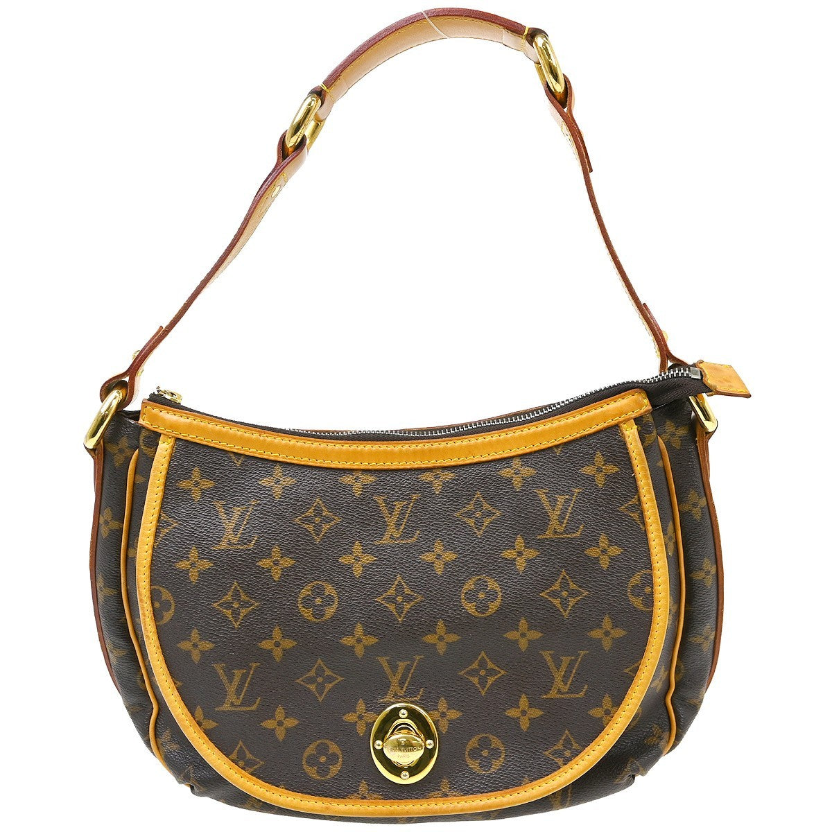 Louis Vuitton Tulum Monogram Canvas, Brown, Canvas, Shoulder Bag