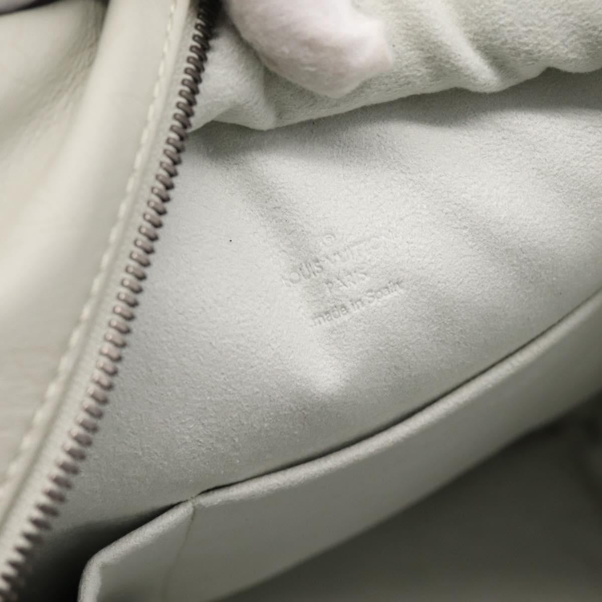 Louis Vuitton Clarkson Messenger Monogram Differ Leather, White, Canvas, Shoulder Bag