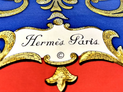 Hermes Carré 90 Silk multicolor, Multicolour, Silk, Scarf