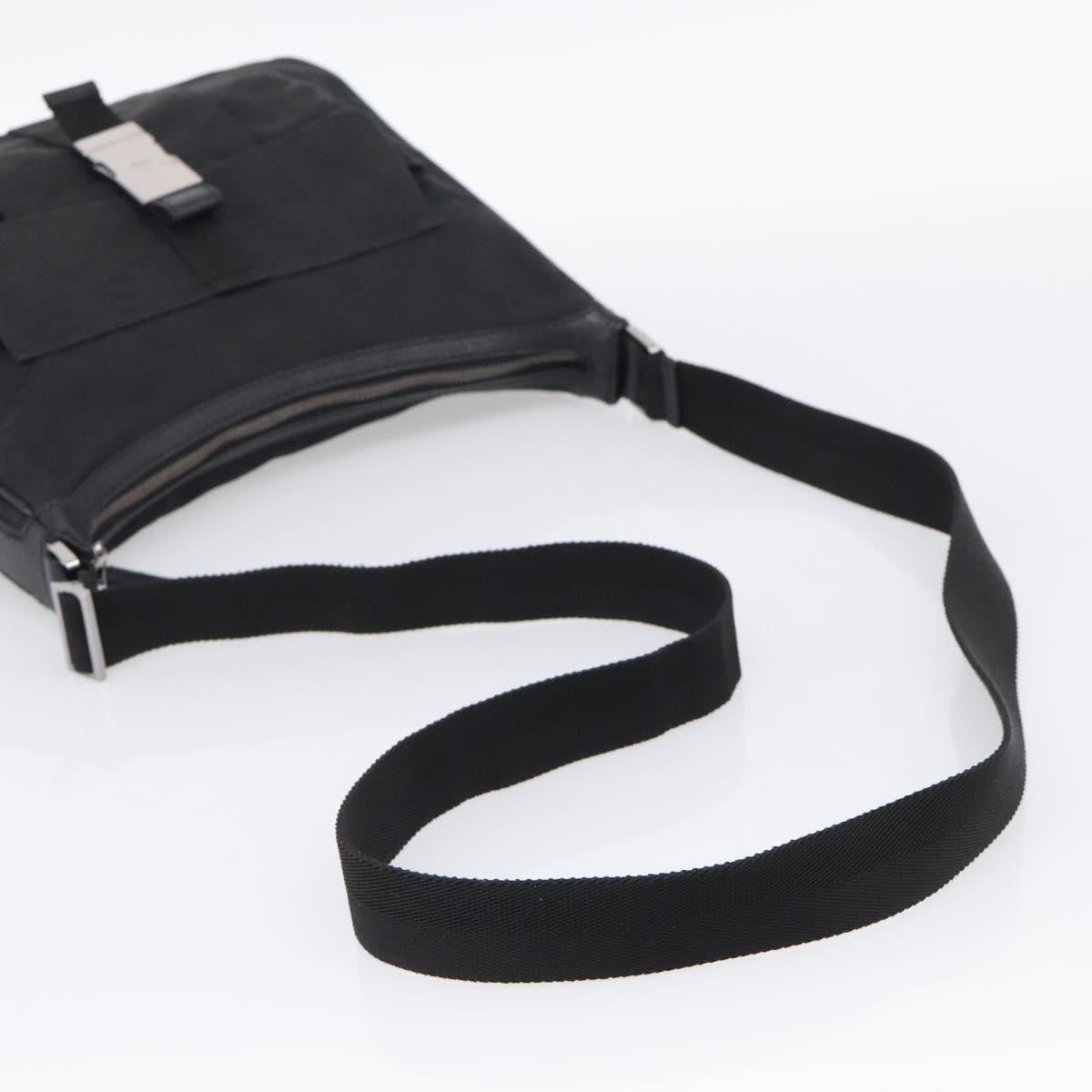 Gucci Shoulder Canvas, Black, Canvas, Shoulder Bag