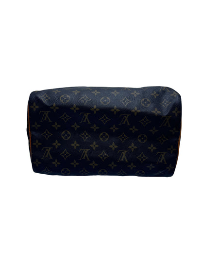 Louis Vuitton Speedy Monogram Canvas, Brown, Canvas, Handbag