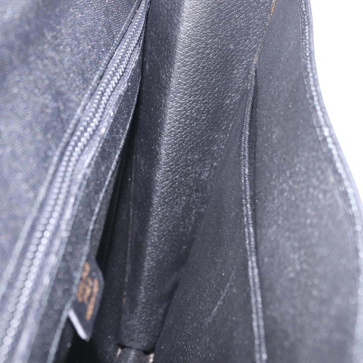 Celine Cartable Business Leather, Black, Leather, Briefcase