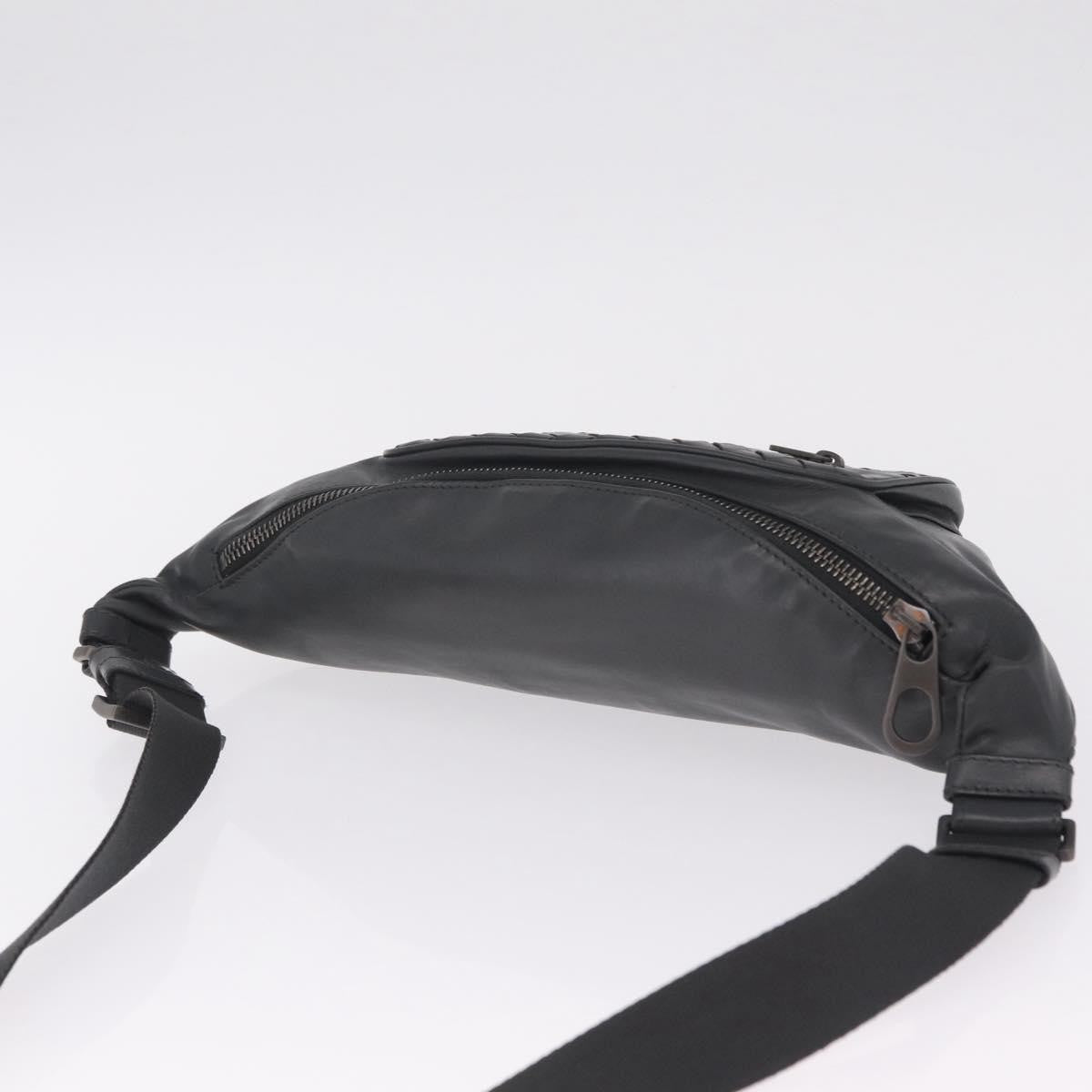Bottega Veneta Light Waist Intrecciato Leather, Gray, Leather, Handbag