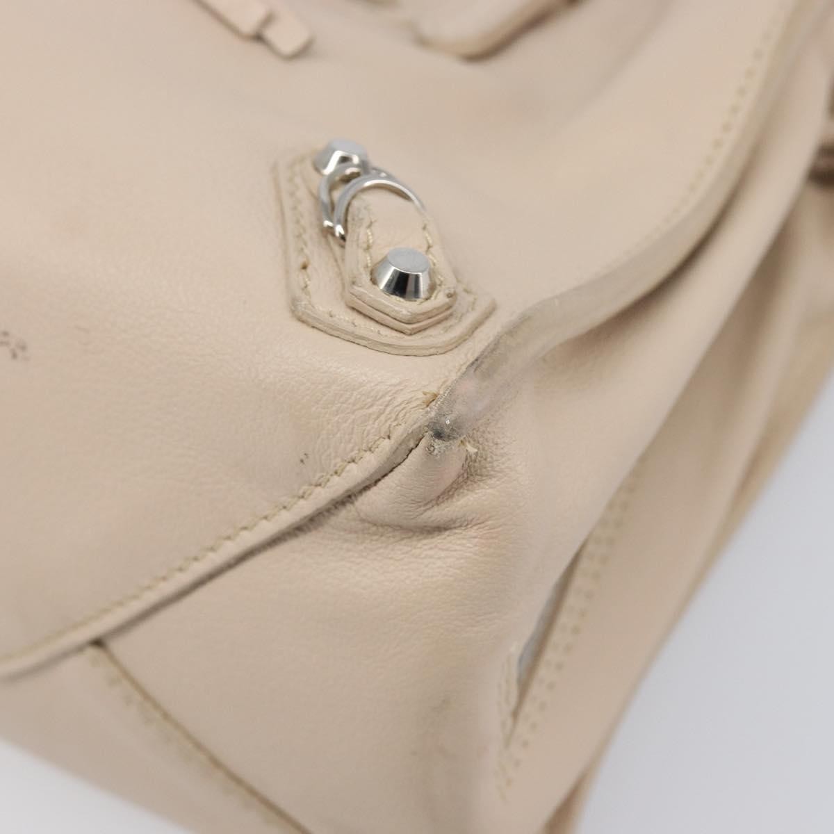 Balenciaga Papier A4 Zip Around Classic Studs Leather, Gray, Leather, Handbag