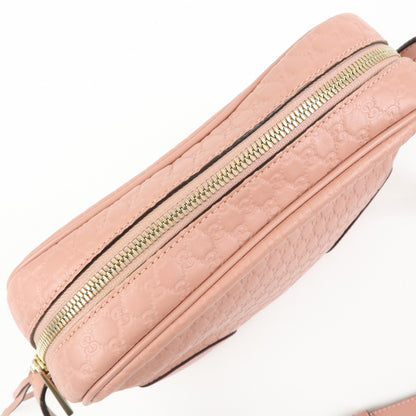 Gucci Bree Disco Microguccissima Leather, Pink, Leather, Crossbody Bag