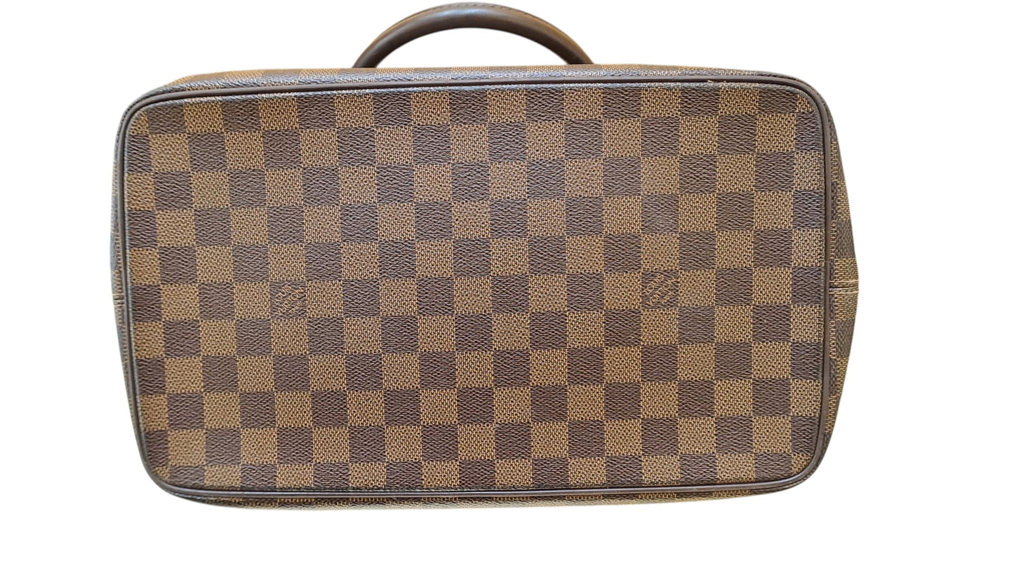 Louis Vuitton Saleya Damier, Brown, Leather, Tote Bag