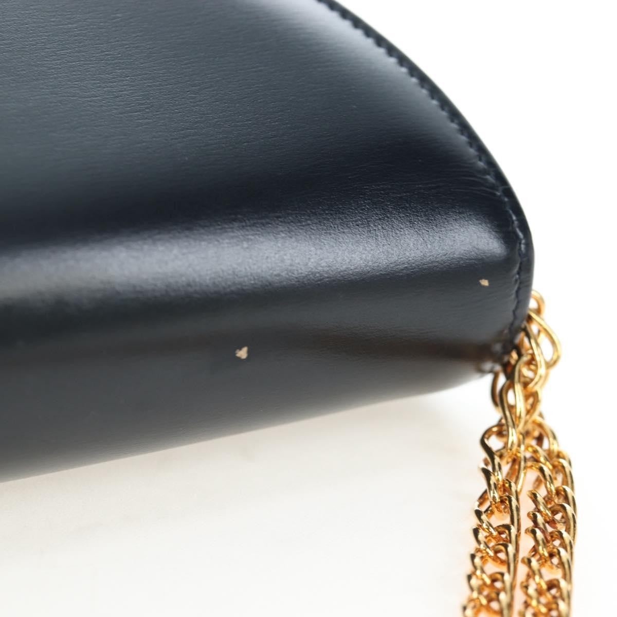 Cartier Sapphire Line Leather, Navy, Leather, Shoulder Bag