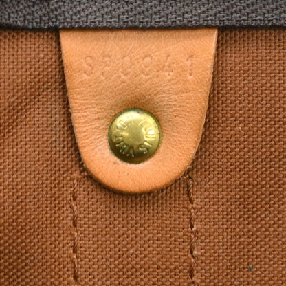 Louis Vuitton Keepall Monogram Canvas, Brown, Canvas, Travel Bag