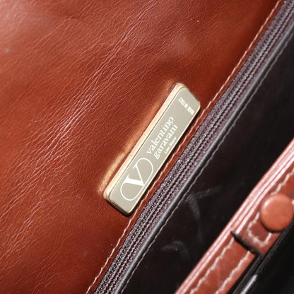 Valentino Garavani Vintage Leather, Brown, Leather, Shoulder Bag