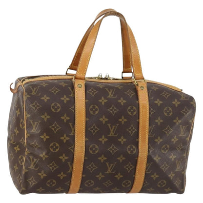 Louis Vuitton Sac Souple Handbag Monogram Canvas, BROWN, CANVAS, Handbag