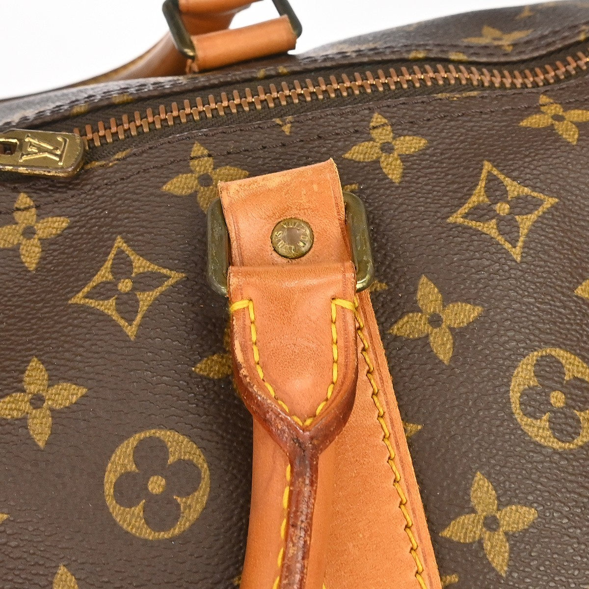 Louis Vuitton Keepall Monogram Canvas, Brown, Canvas, Travel Bag