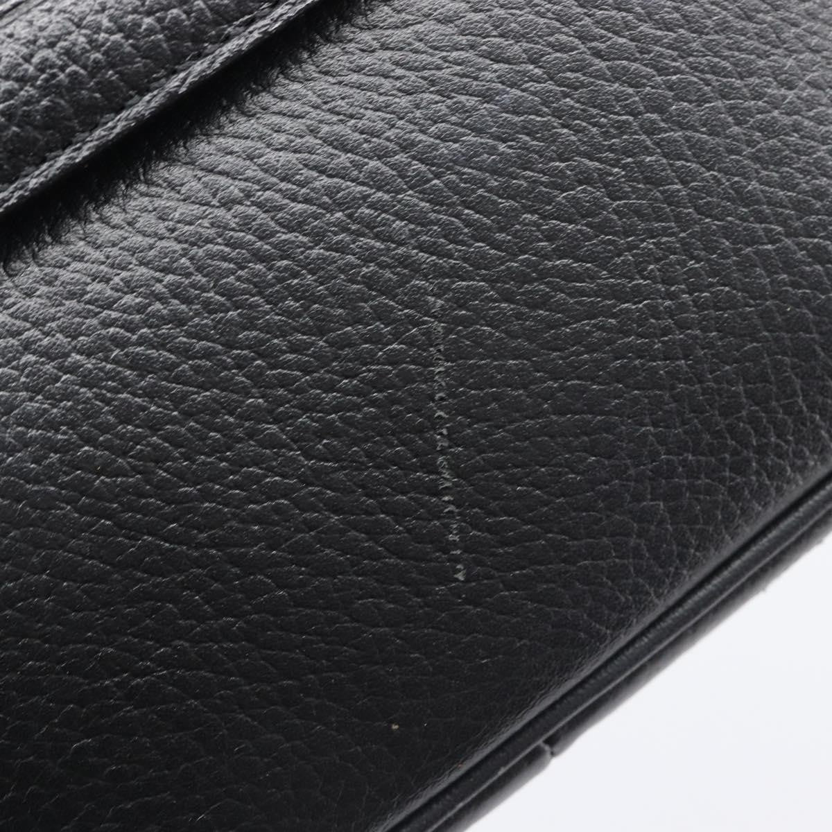 Gucci Shoulder Leather, Black, Leather, Shoulder Bag